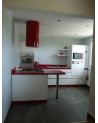 Cappa ad isola ORWICK ROUGE 40 cm