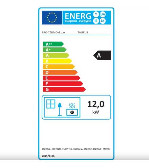 Poêle à bois + four TAURUS beige 52 cm