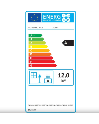 Poêle à bois + four TAURUS beige 52 cm