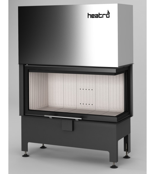 Estufa de leña de esquina Heatro 81L/PH- 97cm