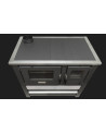 Cuisinière à bois + four PANONIA moka 90 cm