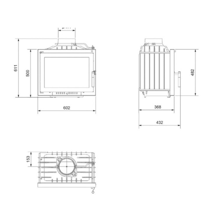 Poêle à bois Olivia ILDNORD BERGEN 8kW