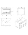 Poêle à bois Clothilde ILDNORD ALTA 10kW