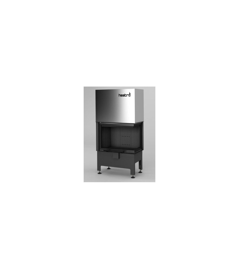Insert à bois d'angle Heatro 55L/PH noir- 71cm