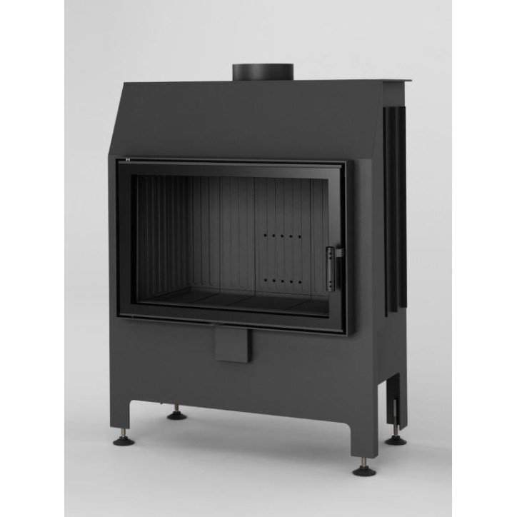 Estufa de leña Heatro 69 negro- 80cm