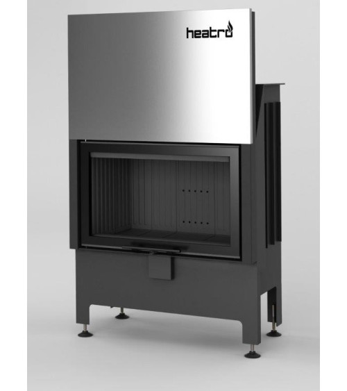 Estufa de leña Heatro 69H negro- 80cm