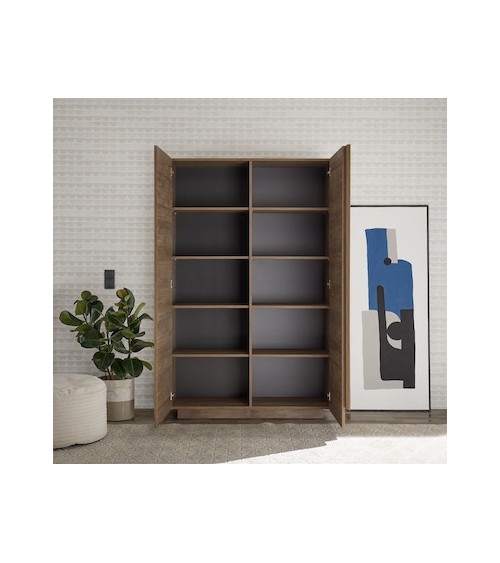 Argentier 2 portes JUPITER bois mercure 120 cm