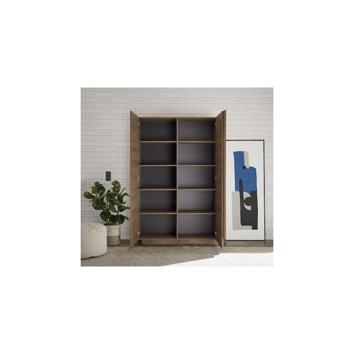 Argentier 2 portes JUPITER bois mercure 120 cm