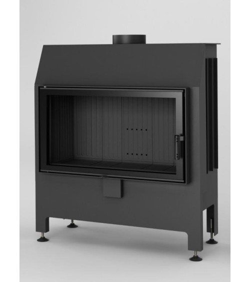 Estufa de leña Heatro 81 negro- 92cm