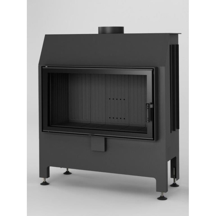 Estufa de leña Heatro 81 negro- 92cm