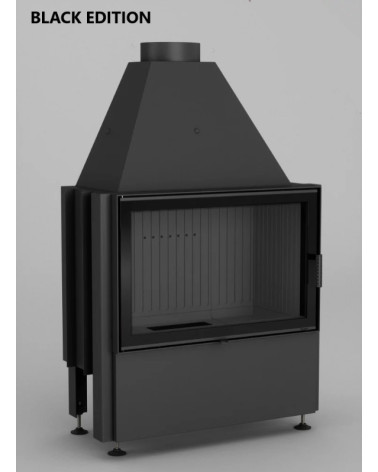 Insert à bois Volcano AT noir 79 cm