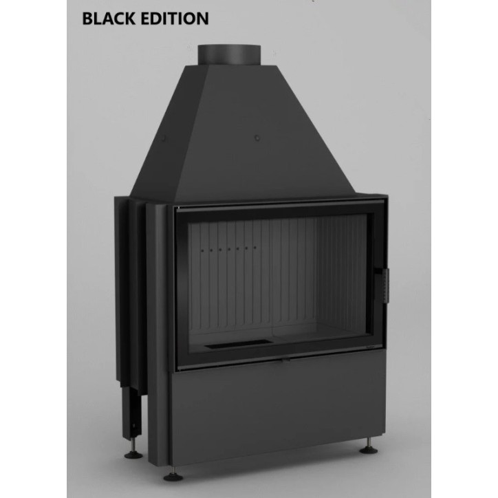 Insert à bois Volcano AT noir 79 cm