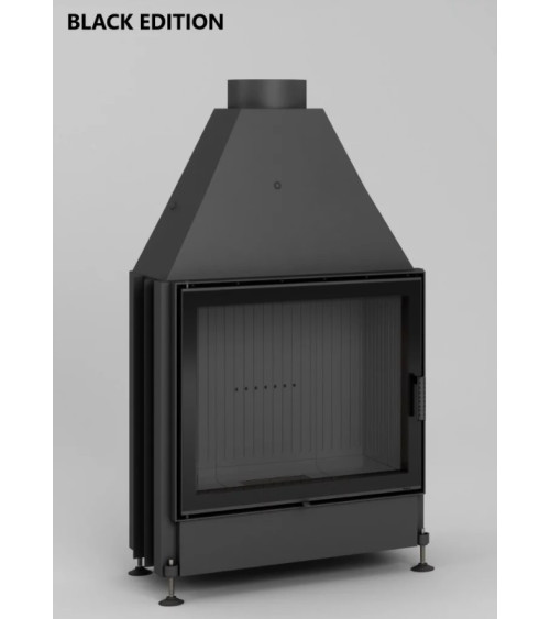 Fogão a lenha Volcano ST preto 79 cm