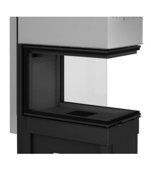 Insert à bois Volcano 3PLUh noir 48 cm