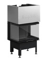 Bruciatore a legna Smart 3XTh nero 64 cm