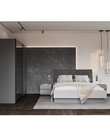 Camera da letto completa TEO antracite