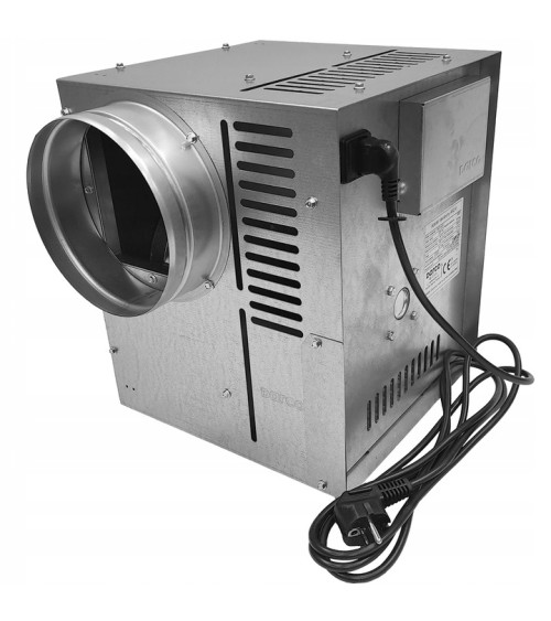 Kit de distribution air chaud pour cheminée - 5pièces, 100m2