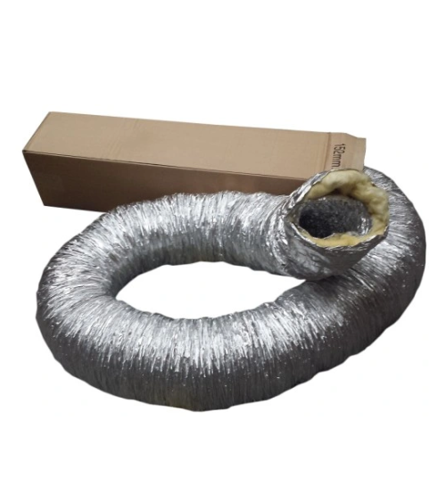 Kit de distribution air chaud pour cheminée - 5pièces, 140m2
