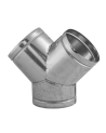 Kit de distribución de aire caliente para chimenea - 5 piezas, 140 m²