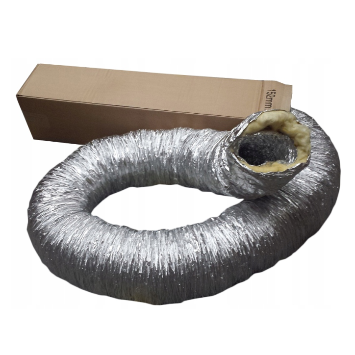 Kit di distribuzione aria calda per camino – 5 pezzi, 120 m²