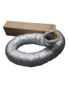 Kit di distribuzione aria calda per camino – 5 pezzi, 120 m²
