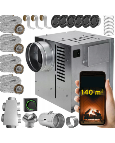 copy of Kit de distribution air chaud pour cheminée