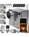 Kit de distribution air chaud pour cheminée - 6pièces, 140m2