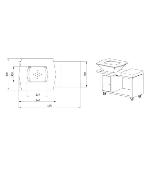 Foyer d'extérieur Athena XL
