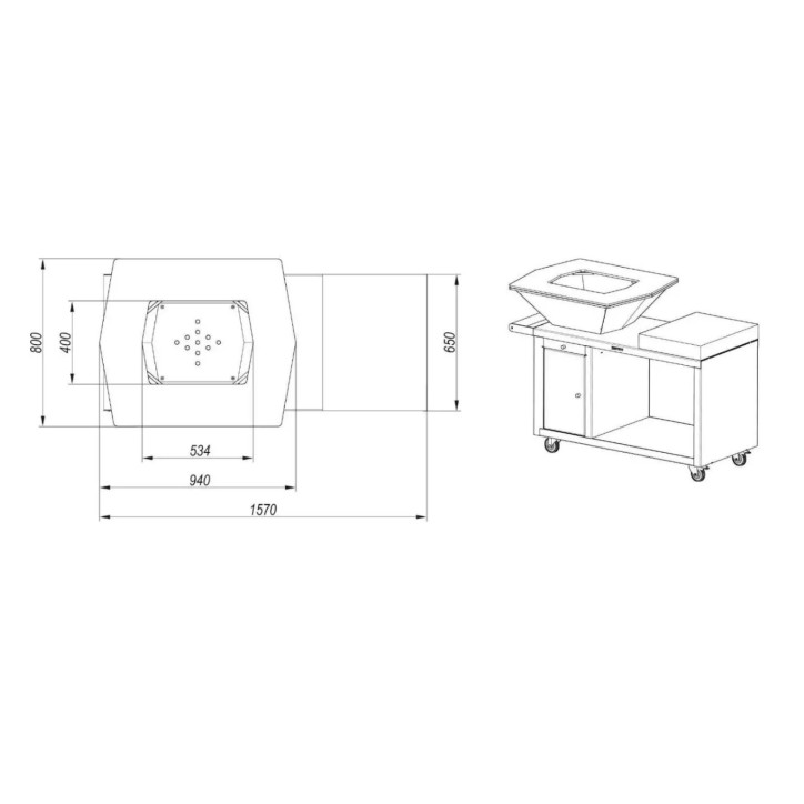 Foyer d'extérieur Athena XL