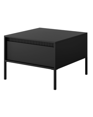 TV-meubel Odense licht eiken, zwart en gehard glas 154 cm
