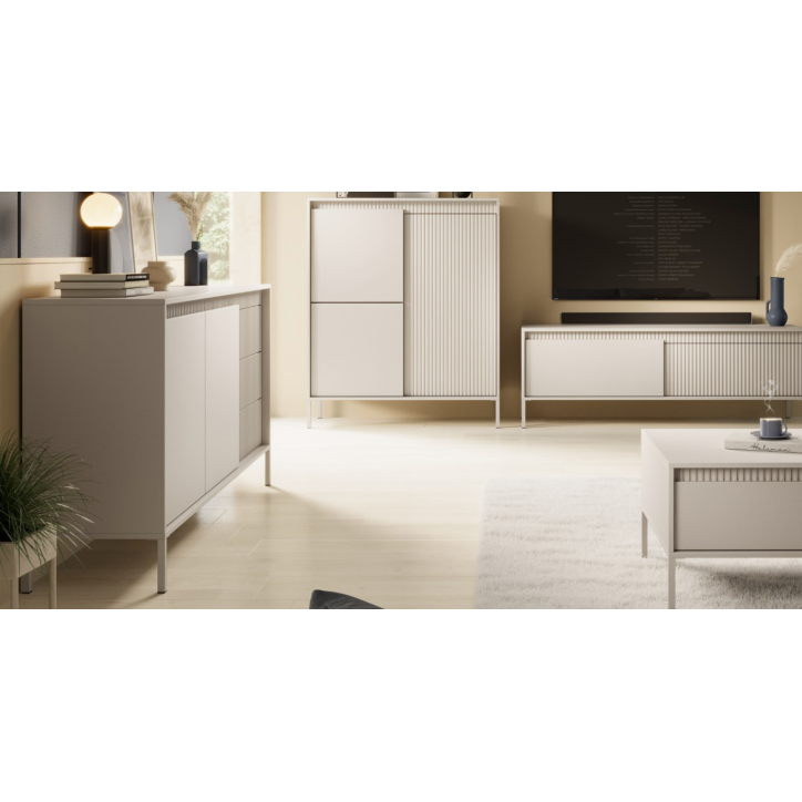 Vaissellier SENSO BEIGE - 104 cm