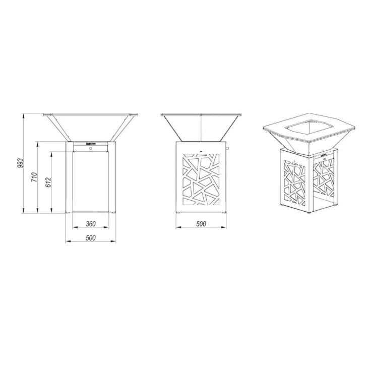 Foyer d'extérieur Athena II