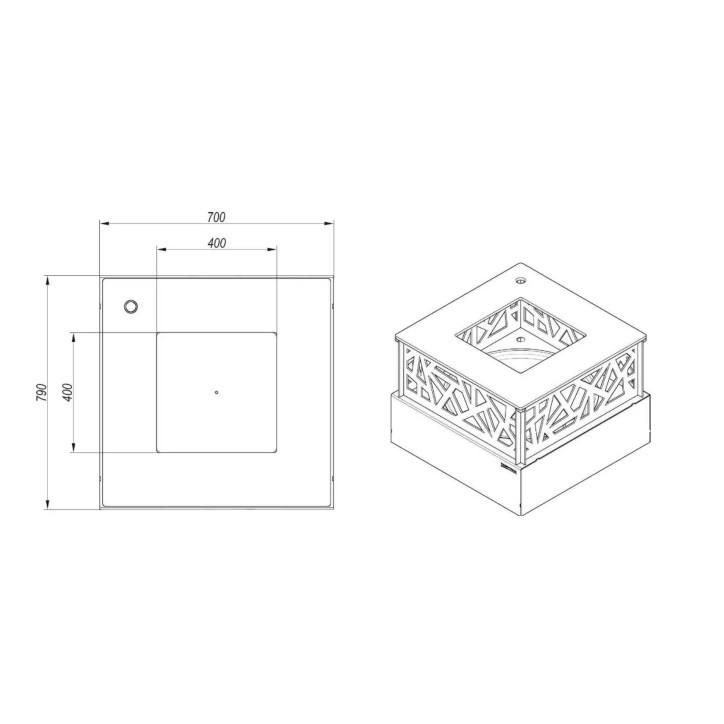 Foyer d'extérieur Cassiopée