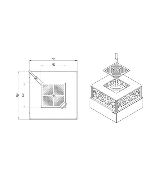 Foyer d'extérieur Cassiopée