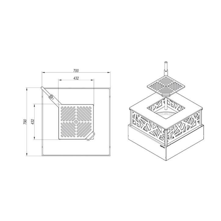 Foyer d'extérieur Cassiopée