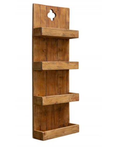 Etagère Hemingway 80cm acajou