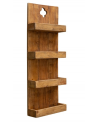 Etagère Hemingway 80cm acajou