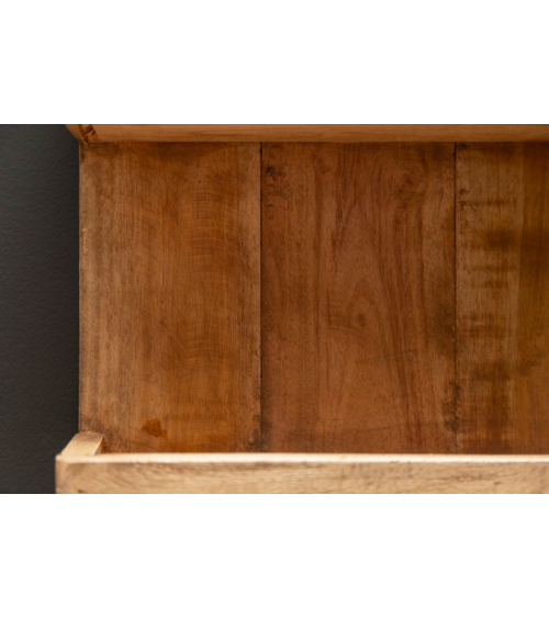 Etagère Hemingway 80cm acajou