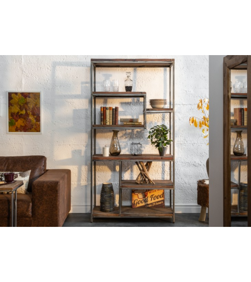 Scaffale Barracuda 186 cm legno riciclato