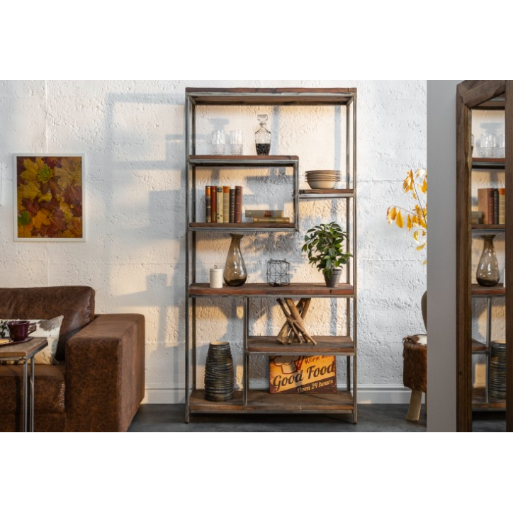 Scaffale Barracuda 186 cm legno riciclato