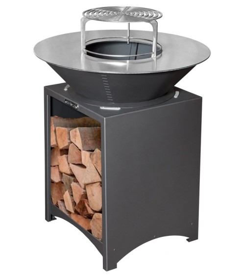 Barbecue FIESTA gris 75 cm