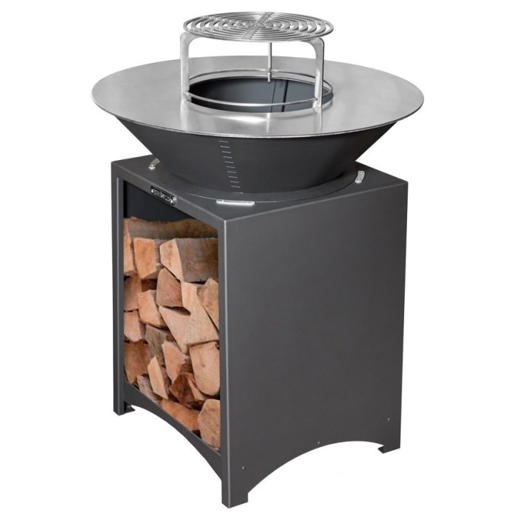 Barbecue FIESTA gris 75 cm