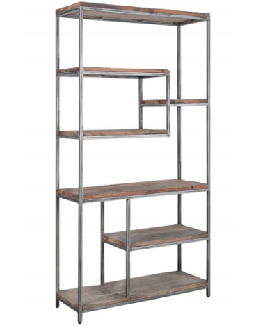 Scaffale Barracuda 186 cm legno riciclato