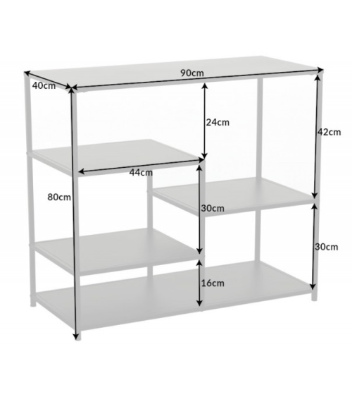 Scaffale Dura steel 80 cm