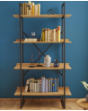Etagère factory 166cm chêne