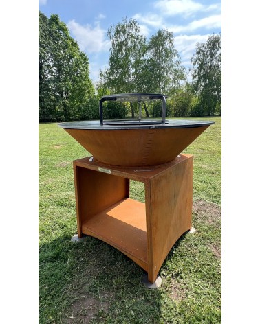 Barbecue FIESTA rouille 75 cm