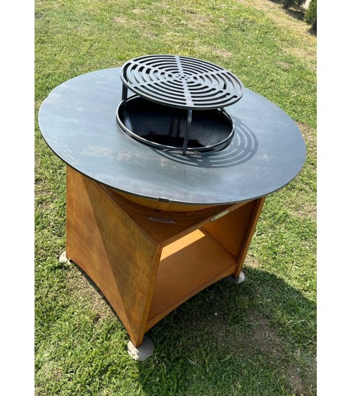 Barbecue FIESTA rouille 75 cm