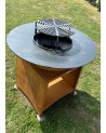 Barbecue FIESTA rouille 75 cm