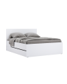 copy of Cama ASTO lacado branco e carvalho claro 160x200 cm