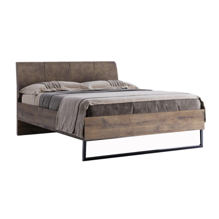 Dormitorio QUADRO – 1 cómoda, 2 mesitas de noche, 1 armario de 180x200 cm